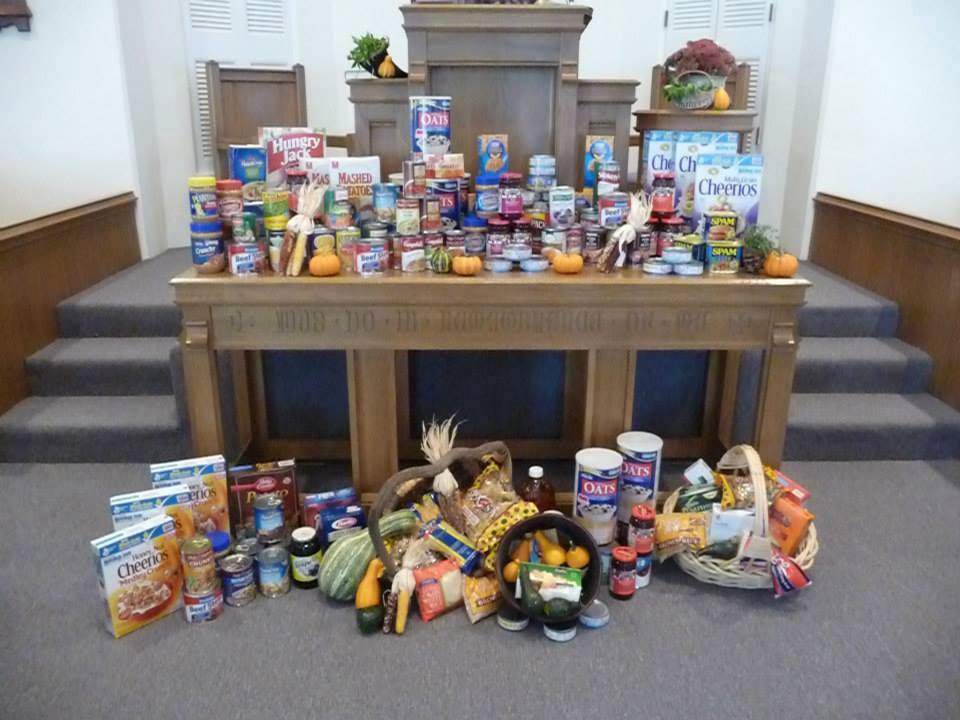 Food pantry donations